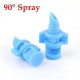 Garden sprinkler 90 degrees - blue - Mist - Nozzle for plant irrigation system