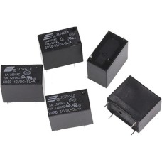 SONGLE SRSB-12VDC-SL-A maitinimo relė 5A - 5V - 4PIN - kontaktai 250VAC
