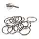 Spring ring for a keychain - 25mm x10pcs - flat - Key ring