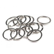 Spring ring for a keychain - 25mm x10pcs - flat - Key ring