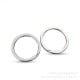 Spring ring for a keychain - 25mm x10pcs - flat - Key ring