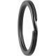Spring ring for key ring - 35mm - black - flat - Key ring Spring ring for key ring - 35mm - black - flat - Key ring