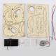 Helicopter with solar panel - DIY car - Wooden educational toy