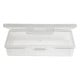 Stačiakampė plastikinė dėžutė 10.5x4.5x2.5 cm Užrakinama dėžutė