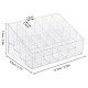 Desk organizer - black - for office supplies - for cosmetics