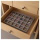 Desk organizer - black - for office supplies - for cosmetics