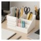 Desk organizer - black - for office supplies - for cosmetics