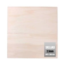 Suapvalinta fanera - 3mm 200x200mm - Dizainas - Graviravimui