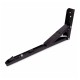 Folding furniture bracket - 20cm - black - metal support