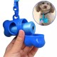 Dog waste bag dispenser - red - poop bag case.