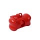 Dog waste bag dispenser - red - poop bag case.