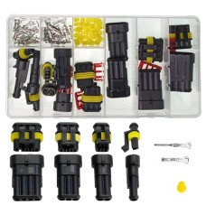 Superseal 4 PIN connector set - plug + socket 4PIN - hermetic connector - tight