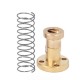 T8x2 nut - self-adjusting - for trapezoidal screw - with spring - 3D printer T8x2 nut - self-adjusting - for trapezoidal screw - with spring - 3D printer