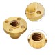 T8x8 bronze nut for trapezoidal screw - 3D printer T8x8 bronze nut for trapezoidal screw - 3D printer
