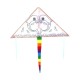 Painting kite 90x47cm with rope + paints - children's toy