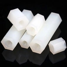 Tarpiklio įvorė 30 mm - M3 - 10 vnt - Stulpelis, poliamido kolonėlė