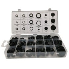 Set of seals 125 pcs - Universal O-rings - washers - rubber grommets