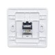 Cover for telephone or internet socket - 1 protrusion - socket cover