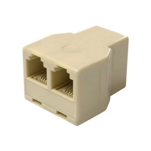 Telefono skirstytuvas - RJ11 - 2 lizdai - Telefono skirstytuvas - RJ11 - 2 lizdai -