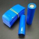 Heat shrink foil for 1 18650 battery - 10 pieces - PVC foil