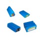 Heat shrink foil for 1 18650 battery - 10 pieces - PVC foil