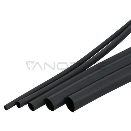 Heat Shrink Tube Ø8mm 1mb - black - flexible - silicone  Heat Shrink Tube Ø8mm 1mb - black - flexible - silicone