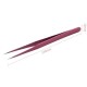 Straight modeling tweezers - eyelash extension tweezers