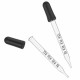 Tiesus stiklinis lašintuvas - 1 ml - stiklinė pipetė - lašintuvas