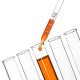 Tiesus stiklinis lašintuvas - 1 ml - stiklinė pipetė - lašintuvas