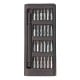 Set of precision screwdrivers (screwdrivers) - 25 bits - in a case