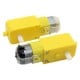TT variklis robotui su 1:120 pavara - tiesus tipas - DC 3-6V - 50RPM
