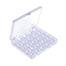 Organizer with bobbins for the machine - 25 compartments - bobbin box
