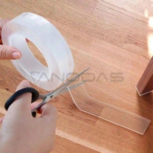 Tvirta dvipusė NANO juosta - 30x2mm 1m - IVY GRIP TAPE - skaidri Tvirta dvipusė NANO juosta - 30x2mm 1m - IVY GRIP TAPE - skaidri