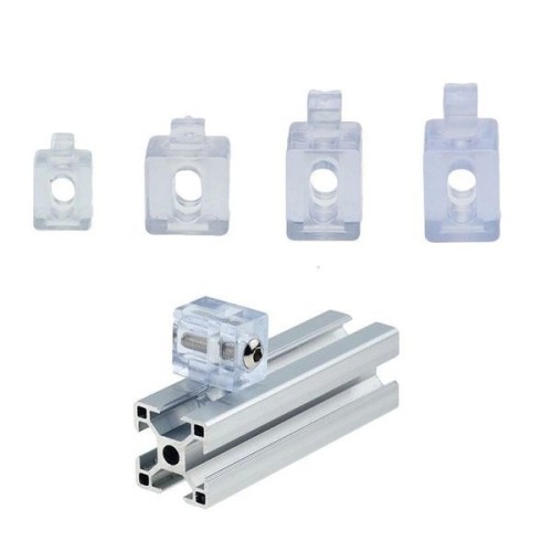 Fixing Block for connecting aluminum profiles 2020 - Plastic connector Fixing Block for connecting aluminum profiles 2020 - Plastic connector