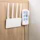 Universal hanger for remote control / telephone / extension cord, etc, - 57x57mm - self-adhesive two-piece holder