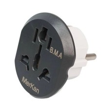 Universal adapter - USA/UK-EU adapter - America plug, England socket, Europe