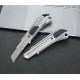 Universal knife, metal - with retractable 18mm blade - paper wallpaper knife.