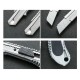 Universal knife, metal - with retractable 18mm blade - paper wallpaper knife.
