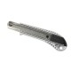 Universal knife, metal - with retractable 18mm blade - paper wallpaper knife.