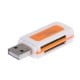 USB 2.0 memory card reader - All in One - SD Micro-SD MS M2 TF Adapter