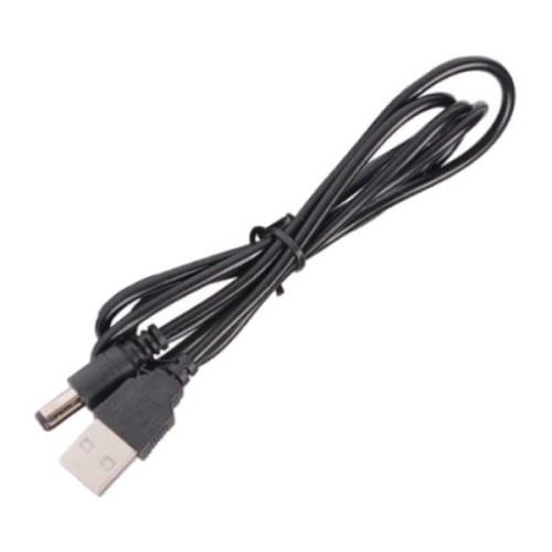 USB A tipo laidas - DC 5.5 x 2.1 mm - maitinimo laidas - 100 cm USB A tipo laidas - DC 5.5 x 2.1 mm - maitinimo laidas - 100 cm