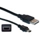 USB – Mini USB laidas 80 cm, skirtas Arduino NANO, kamerai, navigacijai, interneto kamerai ir kt.