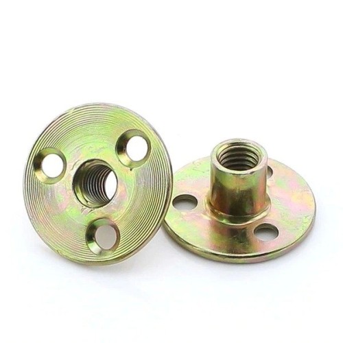 Užrakto veržlė M6 6x36x2.5 su apykakle - 3 skylių Užrakto veržlė M6 6x36x2.5 su apykakle - 3 skylių