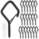 Screw-in eye hook type Q - 7cm - with buckle - handle with eyelet Screw-in eye hook type Q - 7cm - with buckle - handle with eyelet