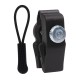 Snap hook for zipper pull - black 3.7cm