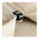 Snap hook for zipper pull - black 3.7cm