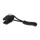 Snap hook for zipper pull - black 3.7cm