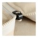 Snap hook for zipper pull - black 3.7cm