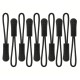 Zipper Slider Snap Hook - Black 3.7cm
