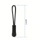 Zipper Slider Snap Hook - Black 3.7cm